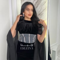 فستان نوف مخمل