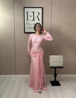 فستان مهره بينك