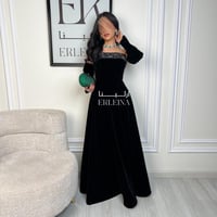 فستان شموه اسود