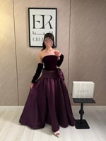 فستان كاف موف