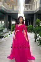 فستان فوشي ناعم