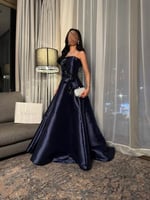 فستان ديم كحلي