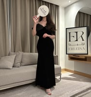 فستان نوفي اسود