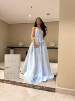 فستان نردين سماوي