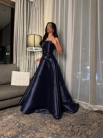 فستان ديم كحلي