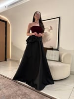 فستان كاف عودي نص