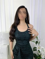 فستان مدى أخضر