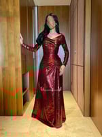 فستان الميث عودي اكمام