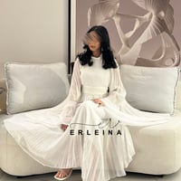 فستان ايلان ابيض