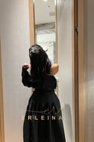 فستان اسود قصير ناعم