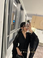 فستان مزنه اسود