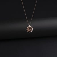 سلسال فضة عيار 925 جولدن روز بتصميم الشجرة المعمرة