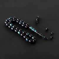 سبحة بكلايت أسود لامع