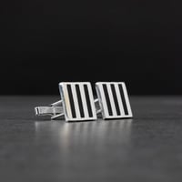 كبك رجالي فضة منحوت