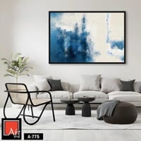 A775 لوحة فنية تجريدية مائية هادئة تتميز بظلالها ا...