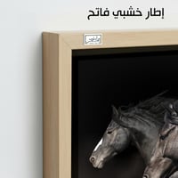 HR60 لوحة فنية معاصرة بالأبيض والأسود تصور ثلاثة أ...