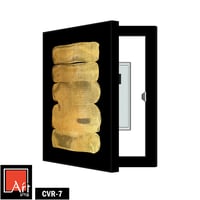 CVR7 لوحة خزانة مخفية بالأسود والذهبي