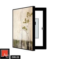 CVR23 لوحة خزانة مخفية بنباتات خضراء