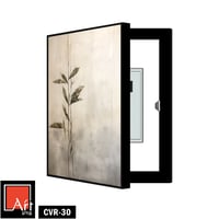 CVR30 لوحة خزانة مخفية بألوان حيادية