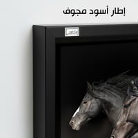 HR60 لوحة فنية معاصرة بالأبيض والأسود تصور ثلاثة أ...