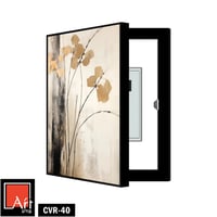 CVR40لوحة خزانة بأزهار ذهبية رقيقة