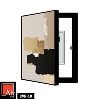 CVR10 لوحة خزانة بألوان الذهبي والأسود