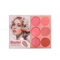 دفتر باليت كرستين 4 في 1 ظلال العيون+ اضاءة + احمر...