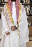 بشت رجالي ملكي رسمي لون أبيض دقة ملكيه قماش صوف 80...