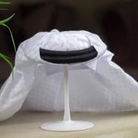 3 قطع من مجموعة الطفل الخليجي ,شماغ مخيط أحمر/أبيض...