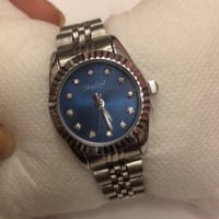 ساعة شبيه رولكس أطفال عصرية ذات كرستال براق، مطلية...