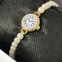 سوار ساعة اللؤلؤ للأطفال ,تصميم هيكل ساعة مع مقبض...