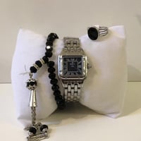 3 قطع من مجموعة الطفل المدلل ,سبحة ,خاتم ,ساعة يد...