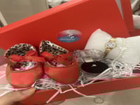 هدية 4 قطع من طقم المولود الجديد ،سوار فان كليف ،خ...