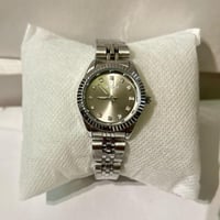 ساعة شبيه رولكس أطفال عصرية ذات كرستال براق، مطلية...