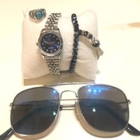 4 قطع من مجموعة الطفل المدلل ,سبحة ,خاتم ,ساعة يد...