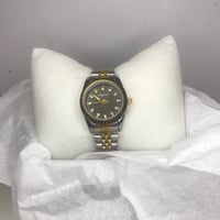 ساعة شبيه رولكس أطفال عصرية ذات كرستال براق، مطلية...