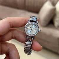 ساعة للأطفال بمقبض جذاب مع كريستال براق ولافت ,الح...