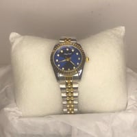 ساعة شبيه رولكس أطفال عصرية ذات كرستال براق، مطلية...