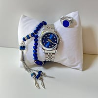 3 قطع من مجموعة الطفل المدلل ,سبحة ,خاتم ,ساعة يد...