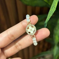 سوار أطفال شبيه فان كليف الفاخر ,كريستال براق ,مقب...