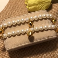 خلخال أطفال ,مع مقبض اللؤلؤ الأنيق