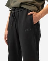 Plain black pant with stitch SZN logo