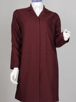 بالطو عنابي موديل رقم (3)