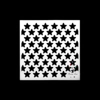 265 - ورق استنسل نجوم 13سم * 13سم