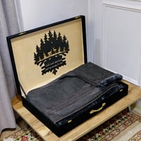 فروه الشتاء مع عبارة من اختيارك