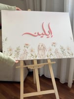 لوحة جداريه ( او على ستاند )