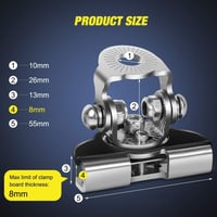 قاعدة تثبيت الكشافات ( تركيب بدون ثقب ) (قطعتين) ف...