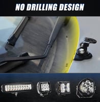 قاعدة تثبيت الكشافات ( تركيب بدون ثقب ) (قطعتين) ف...