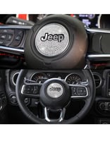 ملصق كريستال لتزين الدركسون بشعار جيب