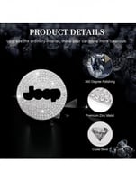 ملصق كريستال لتزين الدركسون بشعار جيب